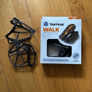 Yaktrax Walk Winter Traction Shoe Covers EasyOn Lightweight small- set of two